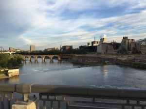 The Bdote: the Dakota name for St. Anthony Falls, meaning "confluence", or where two waters meet. A sense of place and understanding of the histories and contexts was critical throughout the convening. Photo by the author.