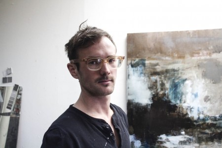 Timothy Wilson in his studio. Portrait by Mette Lützhøft.