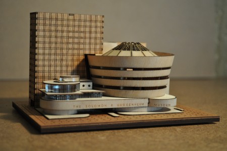 A step-by-step guide to constructing the new art epicenter. Above, a model of the Guggenheim New York by Little Building Co.