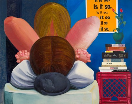 Nicole Eisenman, It Is So, oil on canvas, 65 × 82 in, 2014. Courtesy of the artist, Anton Kern Gallery, New York; Galerie Barbara Weiss, Berlin; and Susanne Vielmetter, Los Angeles. Photo by John Berens.