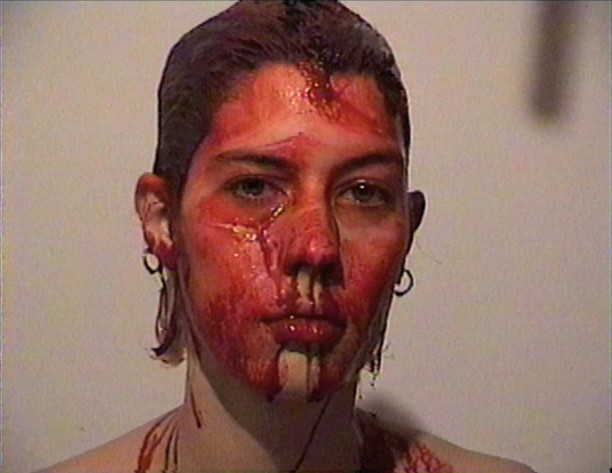 Aimee Goguen, Hosing, video, 4:44, 2015.